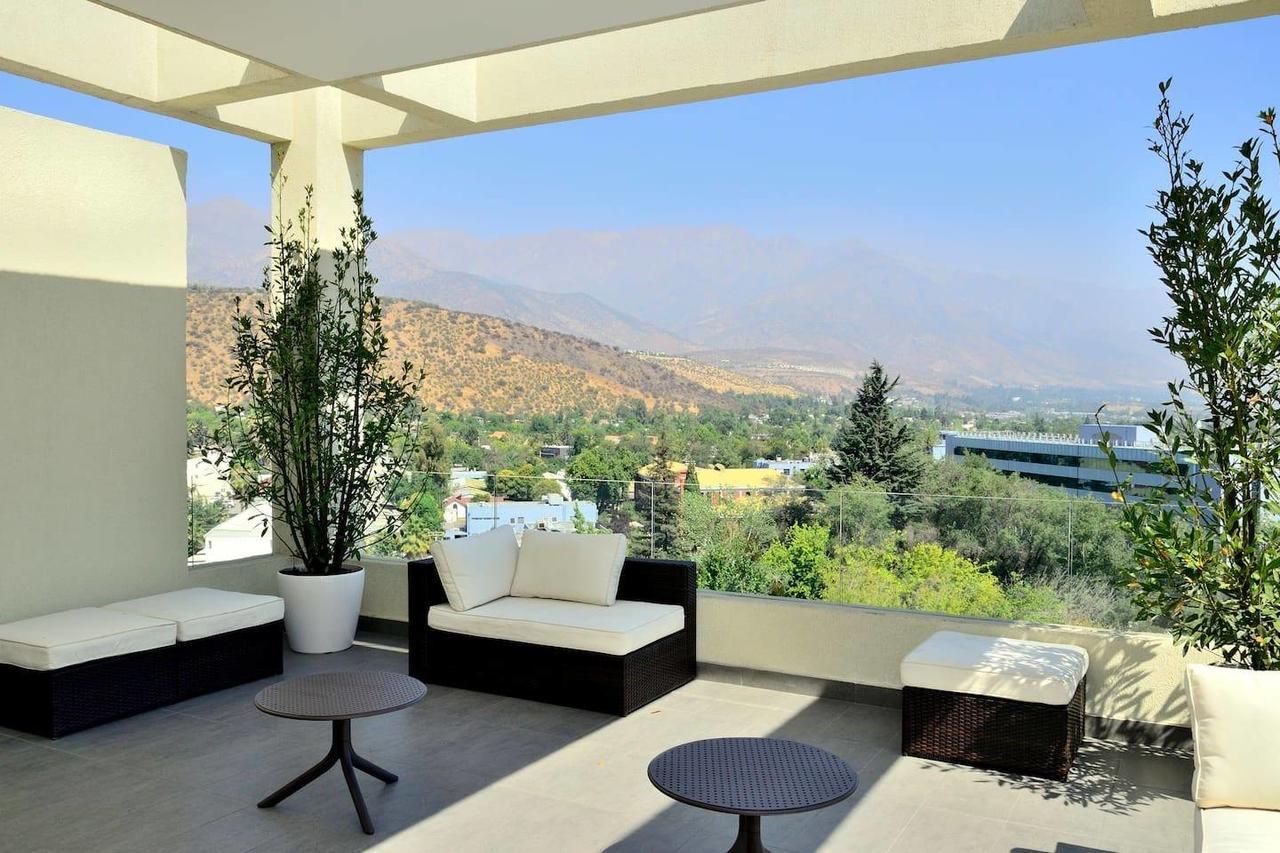 Lotus Blanc Studio- W/ Mountain View, Pool And Gym Santiago Exterior photo